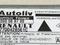 блок AirBag Renault Safrane 1 поколение [рестайлинг] 1999, 2.2 л., TD, дизель, МКПП, синий, хетчбэк 5 дв., передний привод, 7700428561C, 550568700 - фото №3