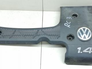 декоративная крышка двигателя Volkswagen Polo 3 поколение 1996, 1.4 л., i, APQ, бензин, МКПП, зелёный, хетчбэк 5 дв., передний привод, 030103935