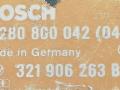 блок управления двигателем Audi 80 8C/B4 1991, 1.8 л., бензин, 321906263B, 0280800042 - фото №3