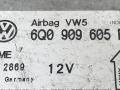 блок AirBag Audi A4 B5 [рестайлинг] 2000, 5WK42869, 6Q0909605B - фото №3