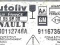 блок AirBag Renault Laguna 2 поколение 2005, 550758700, 8200142183A - фото №3