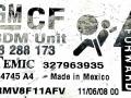блок AirBag Opel Zafira 2 поколение (B) 2008, 327963935, 13288173 - фото №3