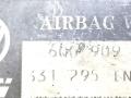 блок AirBag Volkswagen Polo 4 поколение 2005, 6Q0909605R, 331295 - фото №3