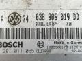 блок управления двигателем Volkswagen Bora 1 поколение 2002, 1.9 л., TDi, ATD, дизель, 5МКПП, серебристый, седан, передний привод, 038906019DD, 0281011065 - фото №3