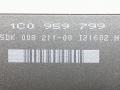 блок комфорта Volkswagen Bora 1 поколение 2002, 1.9 л., TDi, ATD, дизель, 5МКПП, серебристый, седан, передний привод, 1C0959799 - фото №3