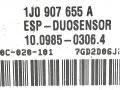 Блок управления ABS/ESP Volkswagen Bora 1 поколение 2002, 1.9 л., TDi, ATD, дизель, 5МКПП, серебристый, седан, передний привод, 1J1907637D - фото №4