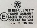стекло двери передней левой Volkswagen Bora 1 поколение 2002, 1.9 л., TDi, ATD, дизель, 5МКПП, серебристый, седан, передний привод - фото №2