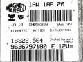 блок управления двигателем Citroen Berlingo 1 поколение (M49) 2000, MAGNETIMARELLI, 9636797180, 16322.504, IAW1A20 - фото №3