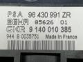 блок управления печки / климат-контроля Peugeot 307 1 поколение 2001, 2.0 л., HDi, дизель, 5МКПП, синий, хетчбэк 5 дв., передний привод, BEHR, 96430991ZR, 9140010385 - фото №3