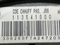 блок управления печки / климат-контроля Renault Espace 3 поколение 2000, 2.2 л., G9T 710, дизель, 5МКПП, красный, минивэн, передний привод, 113541000, MAGNETIMARELLI - фото №4