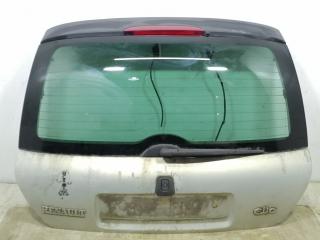 крышка багажника (дверь 3-5) Renault Clio 2 поколение 2000, 1.2 л., i, D7F 720, бензин, 5МКПП, серебристый, хетчбэк 5 дв., передний привод, 7751469455
