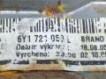 педаль сцепления Skoda Fabia 1 поколение [рестайлинг] 2006, 1.4 л., TDi, BNV, дизель, чёрная, универсал, передний привод, 6Y1721059L - фото №4