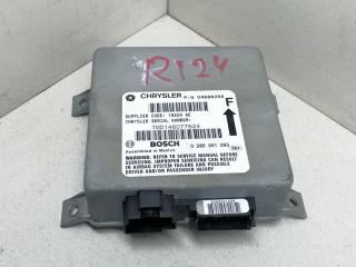 блок AirBag Chrysler Voyager 3 поколение 2000, 2.5 л., TD, дизель, 5МКПП, чёрный, минивэн, передний привод, 0285001093, 04686256