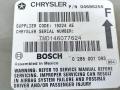 блок AirBag Chrysler Voyager 3 поколение 2000, 2.5 л., TD, дизель, 5МКПП, чёрный, минивэн, передний привод, 0285001093, 04686256 - фото №3