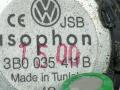 динамик высокочастотный (пищалка) Volkswagen Polo 3 поколение 1999, 1.4 л., i, AUD, бензин, МКПП, синий, хетчбэк 3 дв., передний привод, 3B0035411B - фото №5