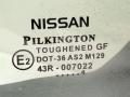 форточка задняя левая Nissan Almera N16 2000, 2.2 л., DTi, YD22DDT, дизель, 5МКПП, серебристый, хетчбэк 5 дв., передний привод, 82263BM701 - фото №2