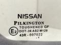 форточка задняя правая Nissan Almera N16 2000, 2.2 л., DTi, YD22DDT, дизель, 5МКПП, серебристый, хетчбэк 5 дв., передний привод, 82262BM701 - фото №2