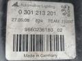 фара левая Peugeot 407 1 поколение 2007, 2.0 л., HDi, дизель, 6МКПП, синий, универсал, передний привод, 0301213201, 9660236180 - фото №4