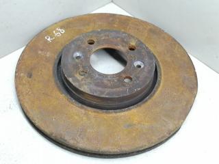 диск тормозной передний Renault Scenic 2 поколение 2005, 1.9 л., DCi, дизель, 5МКПП, зелёный, минивэн, передний привод, 402068053R, 8201695231