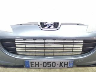 бампер передний Peugeot 407 1 поколение 2007, 2.0 л., HDi, дизель, 6МКПП, синий, универсал, передний привод, 7401RA