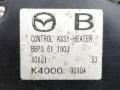 блок управления печки / климат-контроля Mazda 3 BL 2009, 2.0 л., i, бензин, 5МКПП, чёрный, хетчбэк 5 дв., передний привод, BBR361190J, K4000, 9D10A - фото №5