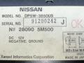 дисплей Nissan Almera N16 2000, 2.2 л., DTi, YD22DDT, дизель, 5МКПП, серебристый, хетчбэк 5 дв., передний привод, 28090-5M500, DP5W-3850US, 91200242J - фото №4