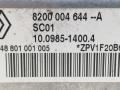 Блок управления ABS/ESP Renault Laguna 2 поколение 2002, 1.8 л., i, F4P 770, бензин, МКПП, серебристый, хетчбэк 5 дв., передний привод, 10.0985-1400.4, 8200004644A, 448801001005 - фото №3