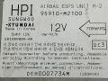 блок AirBag Hyundai Santamo 1 поколение 1999, 2.0 л., i, бензин, 5МКПП, серебристый, минивэн, передний привод, 95910-M2100, 5WK41DE - фото №3