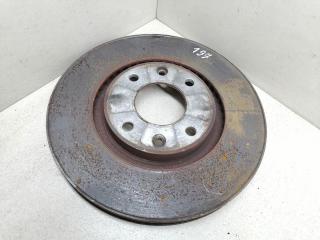 диск тормозной передний Citroen C4 1 поколение 2005, 2.0 л., i, RFJ (EW10A), бензин, АКПП, т.серый, хетчбэк 5 дв., передний привод, 424918