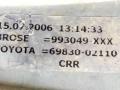 стеклоподъемник задний правый Toyota Corolla 9 поколение (E120/E130) [рестайлинг] 2006, седан, 69830-02110 - фото №3