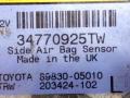 датчик удара Toyota Avensis 1 поколение (T220) 1999, 89830-05010, 203424-102 - фото №3