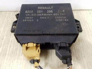 блок управления парктрониками Renault Laguna 2 поколение 2004, 2.2 л., G9T 605, дизель, МКПП, серый, универсал, передний привод, 8200051286, VALEO