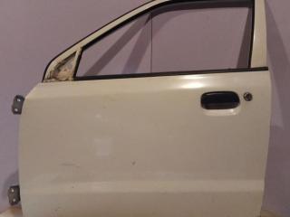 дверь передняя левая Suzuki Alto 5 поколение 2003, 1.1 л., i, F10D, бензин, МКПП, белый, хетчбэк 5 дв., передний привод