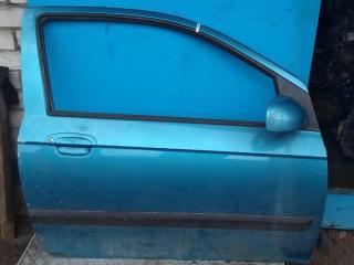 дверь передняя правая Hyundai Getz 1 поколение 2004, голубой, хетчбэк 3 дв.