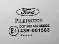 стекло двери задней правой Ford Fiesta 4 поколение [рестайлинг] 2002, хетчбэк 5 дв., 43R-001583 - фото №2
