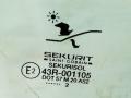 стекло двери задней правой Saab 9-5 1 поколение [рестайлинг] 2003, седан, 43R-001105 - фото №2