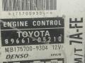 блок управления двигателем Toyota Avensis 1 поколение (T220) 1998, 1.8 л., i, бензин, 89661-05210 - фото №2