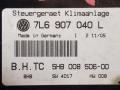 блок управления печки / климат-контроля Volkswagen Touareg 1 поколение 2005, 3.2 л., i, BMX, бензин, АКПП, серый, внедорожник 5 дв., полный привод, 7L6907040L - фото №6