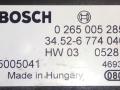 датчик ускорения BMW 7 серия E65/E66/E67 E65 2003, 4.4 л., i, M62 B44 (448S1), бензин, АКПП, черный, седан, задний привод, 265005285 - фото №3