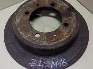 диск тормозной задний Mitsubishi Galant 8 поколение 1998, 2.0 л., i, 4G63 (SOHC 16V), бензин, АКПП, темно-серый, универсал, передний привод