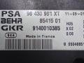 блок управления печки / климат-контроля Peugeot 307 1 поколение 2002, 2.0 л., HDi, дизель, МКПП, серебристый, хетчбэк 5 дв., передний привод, 96430991XT, BEHR - фото №3