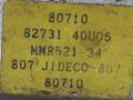 стеклоподъемник электрический задний левый Nissan Maxima A32 1999, 82731-40U05, MMR521-34, JIDECO - фото №3