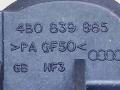 ручка наружная задняя левая Audi A4 B6 2003, 1.9 л., дизель, МКПП, универсал, 4B0839885 - фото №3