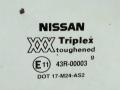 стекло двери задней левой Nissan Primera P11 1998, хетчбэк 5 дв., 43R-00003 - фото №2
