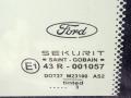 форточка задняя левая Ford Mondeo 3 поколение 2003, 2.0 л., HJBA, дизель, МКПП, белый, универсал, передний привод, 43R-001057, AS-2, 1354386 - фото №3