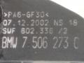 датчик распредвала BMW 7 серия E65/E66/E67 E65 2003, 4.4 л., i, M62 B44 (448S1), бензин, АКПП, черный, седан, задний привод, 7506273C - фото №2