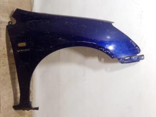 крыло переднее правое Honda Civic 7 поколение 2002, синий, хетчбэк 5 дв.