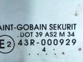 стекло кузовное боковое левое Citroen C8 1 поколение 2005, 43R-000929 - фото №3