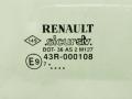 стекло двери передней правой Renault Twingo 1 поколение [2-й рестайлинг] 2002, 1.2 л., i, D7F 708, бензин, МКПП, черный, хетчбэк 3 дв., передний привод, 7701467234 - фото №2
