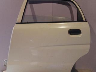 дверь задняя левая Suzuki Alto 5 поколение 2003, 1.1 л., i, F10D, бензин, МКПП, белый, хетчбэк 5 дв., передний привод